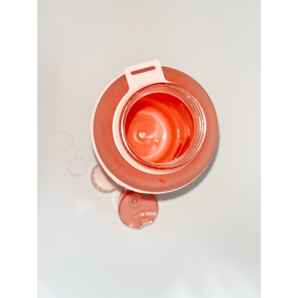 Hydracy Water Bottle with Time Marker -Large BPA Rose Gold 64 oz - Picture 5 of 10